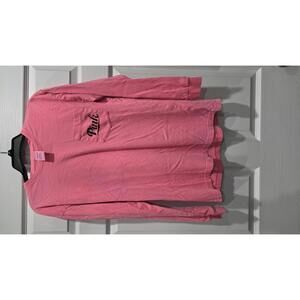 Victoria's Secret Pink Long Sleeve Pocket Tee - Bright Pink Fun!